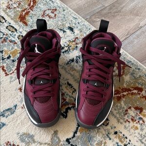 Nike Maroon and Black Sneakers